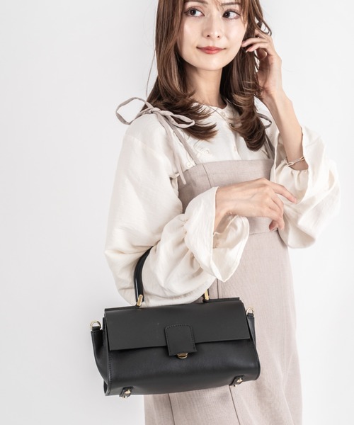 LORISTELLA(ロリステッラ)の「【LORISTELLA/ロリステッラ】2WAY レザー ハンドバッグ ショルダーバッグ ワンハンドルバッグ BETH イタリア製(ショルダーバッグ・レディース・ブラック・FREE)」の10枚目の写真