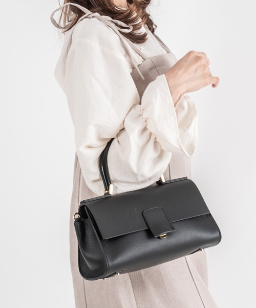 LORISTELLA(ロリステッラ)の「【LORISTELLA/ロリステッラ】2WAY レザー ハンドバッグ ショルダーバッグ ワンハンドルバッグ BETH イタリア製(ショルダーバッグ・レディース・ブラック・FREE)」の11枚目の写真