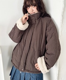 SOLLON.（ソルロン）の「チェックボアリバーシブルブルゾン（ブルゾン）」