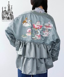 Three Four Time | 【tamaoworld】Embroidery jacket Swan(ブルゾン)
