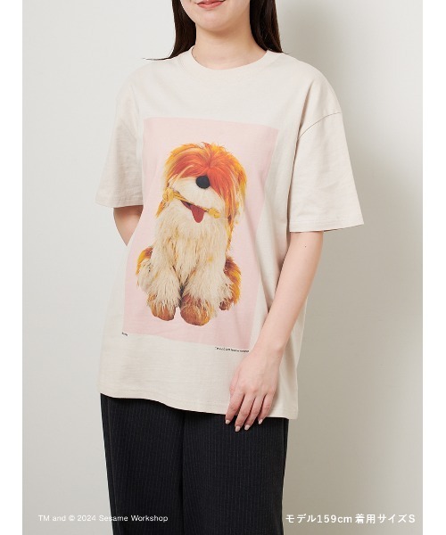 SESAME STREET(セサミストリート)の「【UNISEX】フォトアートTシャツ(Tシャツ/カットソー・レディース・ライトグレー/ライトベージュ・L/M/S)」の3枚目の写真
