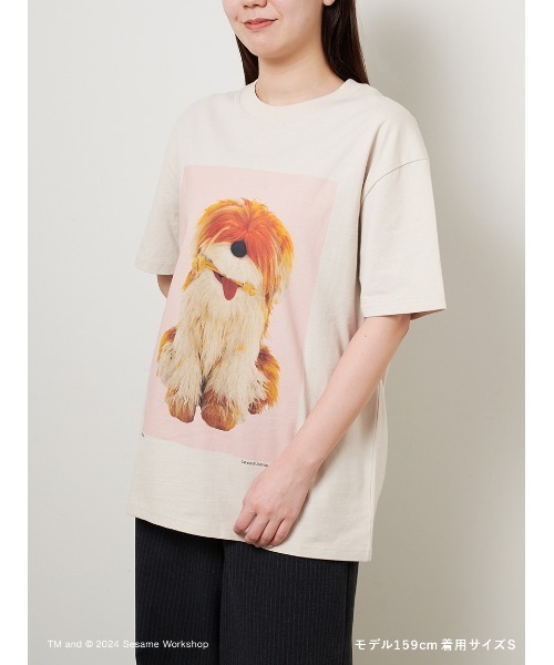 SESAME STREET(セサミストリート)の「【UNISEX】フォトアートTシャツ(Tシャツ/カットソー・レディース・ライトグレー/ライトベージュ・L/M/S)」の4枚目の写真