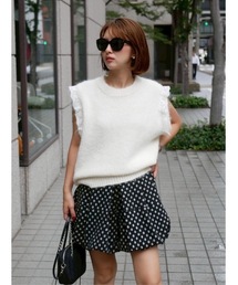 BeBeoD（べベッド）の「袖レースデザインニットベスト（ベスト）」