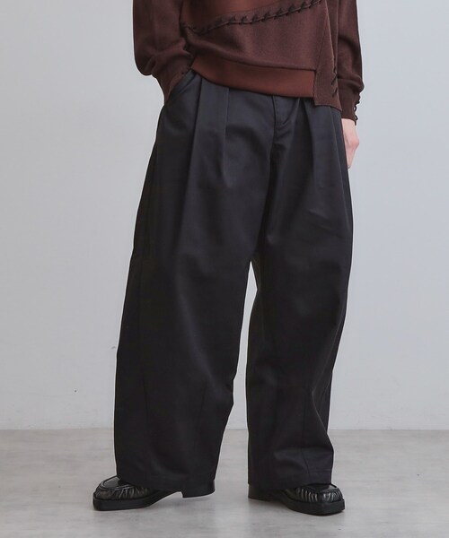 tk.TAKEO KIKUCHI（ティーケータケオキクチ）の「バギーチノパンツ（その他パンツ・メンズ・ブラック/ベージュ・01/02/03）」の5枚目の写真