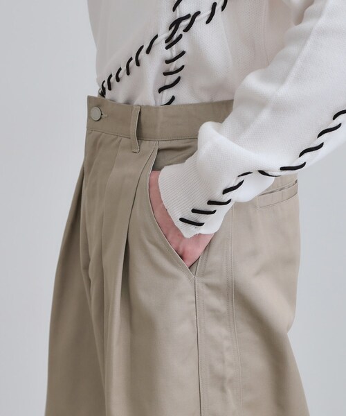 tk.TAKEO KIKUCHI（ティーケータケオキクチ）の「バギーチノパンツ（その他パンツ・メンズ・ブラック/ベージュ・01/02/03）」の19枚目の写真