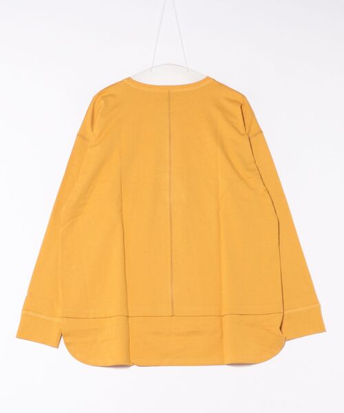 Ocean Pacific(オーシャンパシフィック)の「【OP:オーピー】レディースロングスリーブシャツ/ラウンドヘム(Tシャツ/カットソー・レディース・ピンク/イエロー/サックスブルー・MEDIUM/LARGE)」の4枚目の写真