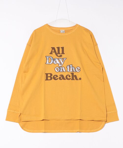 Ocean Pacific(オーシャンパシフィック)の「【OP:オーピー】レディースロングスリーブシャツ/ラウンドヘム(Tシャツ/カットソー・レディース・ピンク/イエロー/サックスブルー・MEDIUM/LARGE)」の6枚目の写真