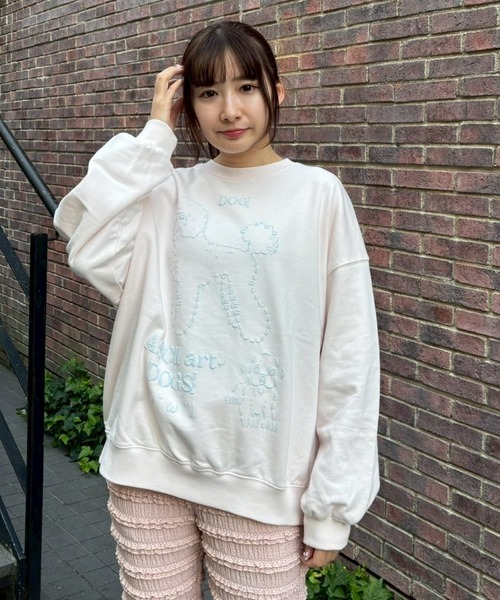 Candy Stripper（キャンディストリッパー）の「ASCII ART スウェット（スウェット・レディース・ネイビー/ピンク/オフホワイト・FREE）」の22枚目の写真