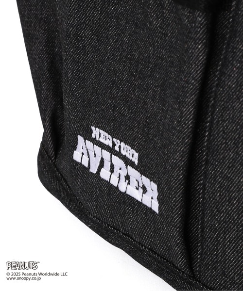 PEANUTS（ピーナッツ）の「《AVIREX × PEANUTS》DENIM MINI TOTE BAG / デニムミニトートバッグ / ピーナッツ / アヴィレックス（トートバッグ・レディース・ブラック・F）」の18枚目の写真
