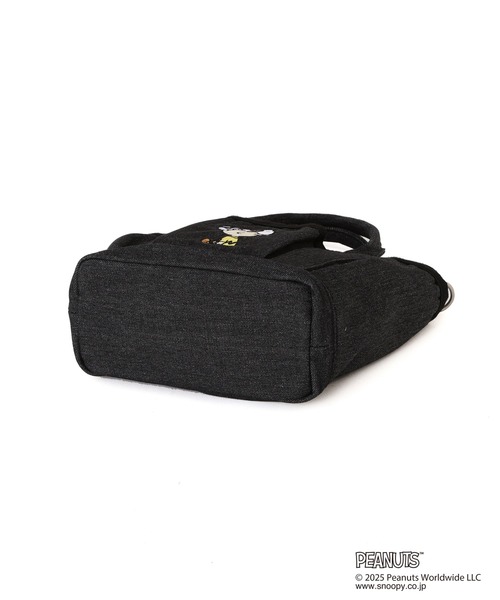 PEANUTS（ピーナッツ）の「《AVIREX × PEANUTS》DENIM MINI TOTE BAG / デニムミニトートバッグ / ピーナッツ / アヴィレックス（トートバッグ・レディース・ブラック・F）」の13枚目の写真