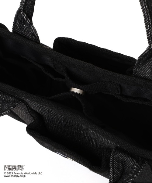 PEANUTS（ピーナッツ）の「《AVIREX × PEANUTS》DENIM MINI TOTE BAG / デニムミニトートバッグ / ピーナッツ / アヴィレックス（トートバッグ・レディース・ブラック・F）」の17枚目の写真