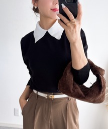 &. NOSTALGIA（アンドドットノスタルジア）の「【ZOZO限定】襟取り外しニット(長袖)（ニット/セーター）」