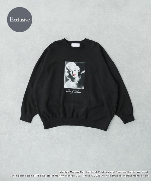 GOOD ROCK SPEED（グッドロックスピード）の「『別注』GOOD ROCK SPEED×URBAN RESEARCH　MARILYN MONROE SWEAT（スウェット・メンズ・ブラック/グレー・LARGE/MEDIUM）」の2枚目の写真