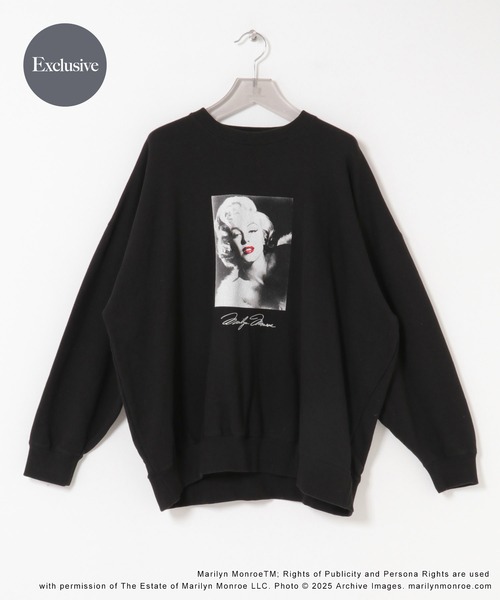 トレーナー/スウェット Ameri  SHADOW MANY MARILYN MONROE TOP Ameri VINTAGE - アメリ スウェット SHADOW MANY MARILYN MONROE TOPの