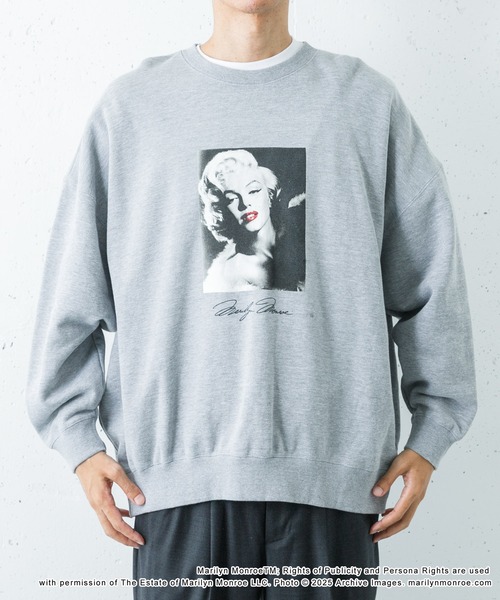 GOOD ROCK SPEED（グッドロックスピード）の「『別注』GOOD ROCK SPEED×URBAN RESEARCH　MARILYN MONROE SWEAT（スウェット・メンズ・ブラック/グレー・LARGE/MEDIUM）」の13枚目の写真