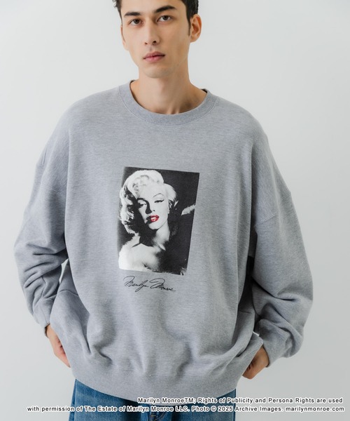 トレーナー/スウェット Ameri  SHADOW MANY MARILYN MONROE TOP Ameri VINTAGE - アメリ スウェット SHADOW MANY MARILYN MONROE TOPの