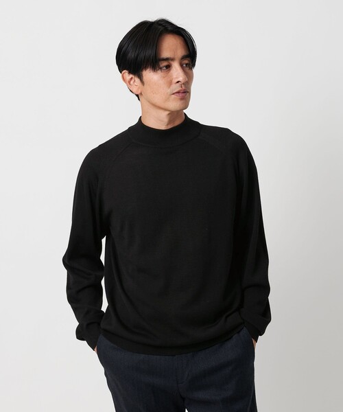 BEAUTY&YOUTH UNITED ARROWS(ビューティーアンドユースユナイテッドアローズ)の「SUPER130 ウール タートル ニット ウォッシャブル(ニット/セーター・メンズ・ダークグレー/ベージュ/オフホワイト/ブラック・M/L/S/XL)」の10枚目の写真