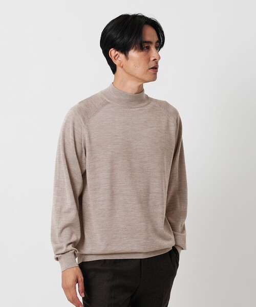 BEAUTY&YOUTH UNITED ARROWS(ビューティーアンドユースユナイテッドアローズ)の「SUPER130 ウール タートル ニット ウォッシャブル(ニット/セーター・メンズ・ダークグレー/ベージュ/オフホワイト/ブラック・M/L/S/XL)」の11枚目の写真