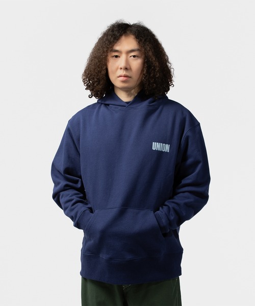 UNION（UNION TOKYO）（ユニオン）の「UNION TOKYO  FRONTIN HOOD  ユニオントーキョー（パーカー・メンズ・ネイビー/ブラック・XXL/XL/L/M/S）」の7枚目の写真