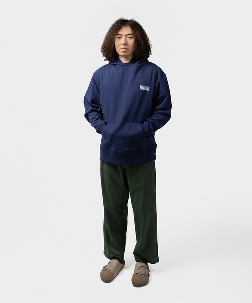 UNION（UNION TOKYO）（ユニオン）の「UNION TOKYO  FRONTIN HOOD  ユニオントーキョー（パーカー・メンズ・ネイビー/ブラック・XXL/XL/L/M/S）」の9枚目の写真