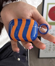 Fun & Daily | Wave Stripe AirPods 4 / Pro2 / Pro3 Case / エアポッズ4 エアポッズプロ2 エアポッズプロ3(ヘッドフォン/イヤホン)
