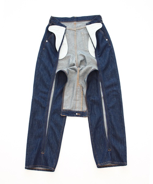 LOWRYS FARM(ローリーズファーム)の「【着たい・着やすい・着せやすい】ストレートデニムパンツ(UNISEX)(デニムパンツ・レディース・キナリ/ブラック/ワンウォッシュ・縦6XS・横6XS/縦6XS・横5XS/縦5XS・横6XS/縦5XS・横5XS/縦5XS・横4XS/縦4XS・横5XS/縦4XS・横4XS/縦4XS・横3XS/縦3XS・横4XS/縦3XS・横3XS/縦3XS・横2XS/縦2XS・横3XS/縦2XS・横2XS)」の5枚目の写真