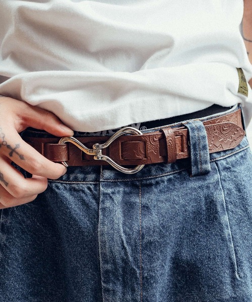 Subciety（サブサエティ）の「Paisley hook belt（ベルト・メンズ・ブラック/ブラウン・FREE）」の15枚目の写真
