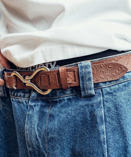 Subciety（サブサエティ）の「Paisley hook belt（ベルト・メンズ・ブラック/ブラウン・FREE）」の16枚目の写真