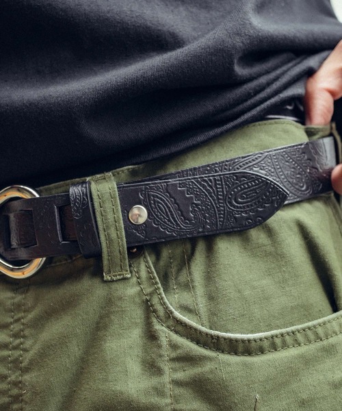 Subciety（サブサエティ）の「Paisley hook belt（ベルト・メンズ・ブラック/ブラウン・FREE）」の10枚目の写真