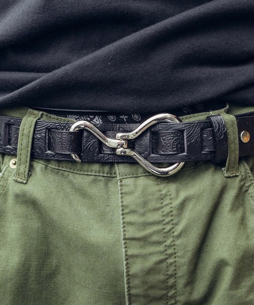 Subciety（サブサエティ）の「Paisley hook belt（ベルト・メンズ・ブラック/ブラウン・FREE）」の12枚目の写真