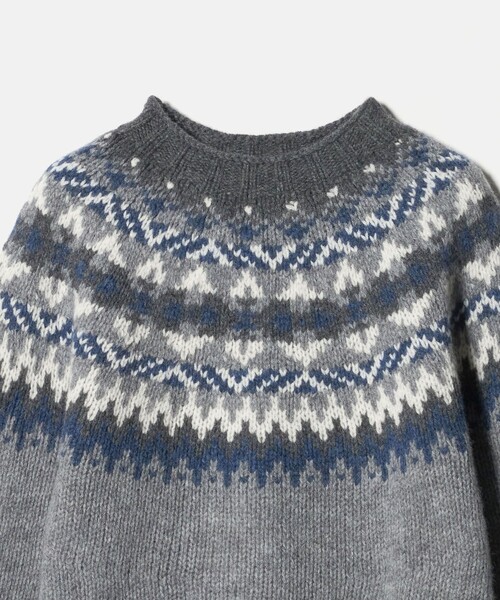 セール】【別注】＜Harley of Scotland＞ノルディック プルオーバー
