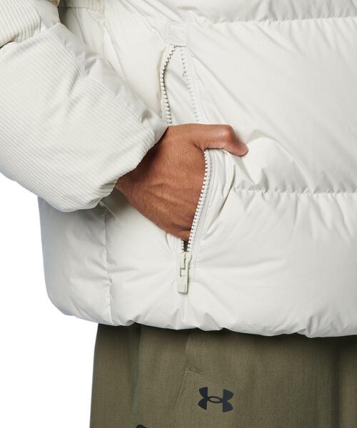 セール】UAリミットレス ダウン コーデュロイ パッファー ジャケット