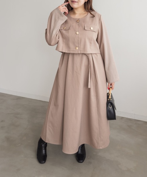 CLETTEオリジナルショートジャケット＆ワンピースセット