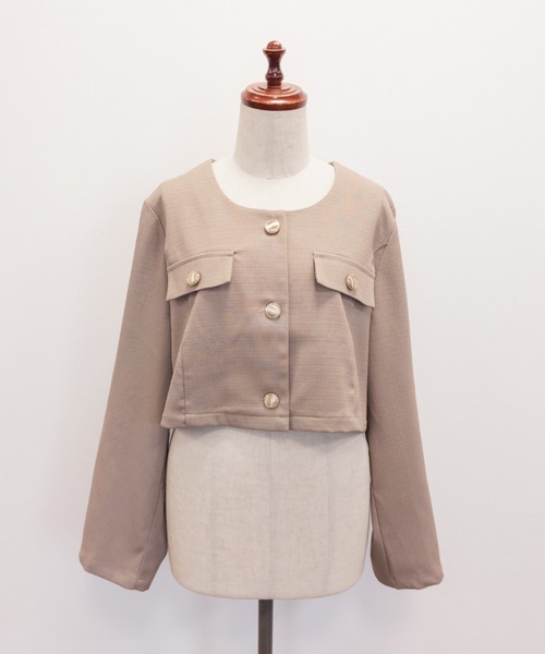 CLETTEオリジナルショートジャケット＆ワンピースセット（ワンピース