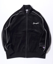 Champion（チャンピオン）の「2025AW Champion/チャンピオン  VELOUR ZIP JACKET ベロア ワンポイント バック刺繍 パイピング トラックジャケット（ブルゾン）」