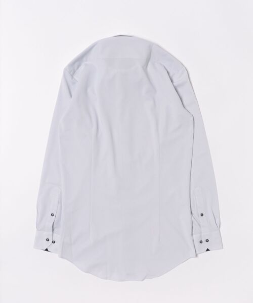 TOKYO SHIRTS(トウキョウシャツ)の「形態安定ノンアイロン ボタンダウン 長袖ストレッチビジネスワイシャツ(大きいサイズ・長いサイズ)(ビジネスシャツ・メンズ・ブルー・首回り47cm-裄丈90cm/首回り47cm-裄丈86cm/首回り45cm-裄丈90cm/首回り45cm-裄丈86cm/首回り45cm-裄丈82cm/首回り42cm-裄丈90cm/首回り43cm-裄丈90cm/首回り41cm-裄丈90cm/首回り39cm-裄丈88cm)」の7枚目の写真
