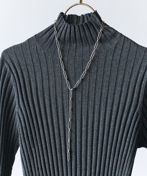 RIVE DROITE（リヴドロワ）の「【R.good（アールドットグッド）】オーバルチェーンネックレス（ネックレス・レディース・シルバー/ゴールド・FREE）」の2枚目の写真