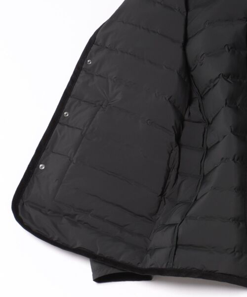 Vincent et Mireille(バンソンエミレイユ)の「【Vincent et Mireille】Stitchless down JKT(ダウンジャケット/コート・レディース・ベージュ/ブラック・34/36)」の4枚目の写真