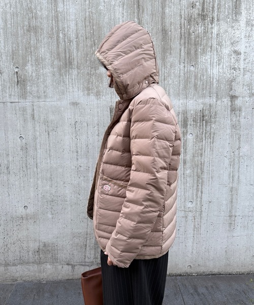 Vincent et Mireille(バンソンエミレイユ)の「【Vincent et Mireille】Stitchless down JKT(ダウンジャケット/コート・レディース・ベージュ/ブラック・34/36)」の17枚目の写真