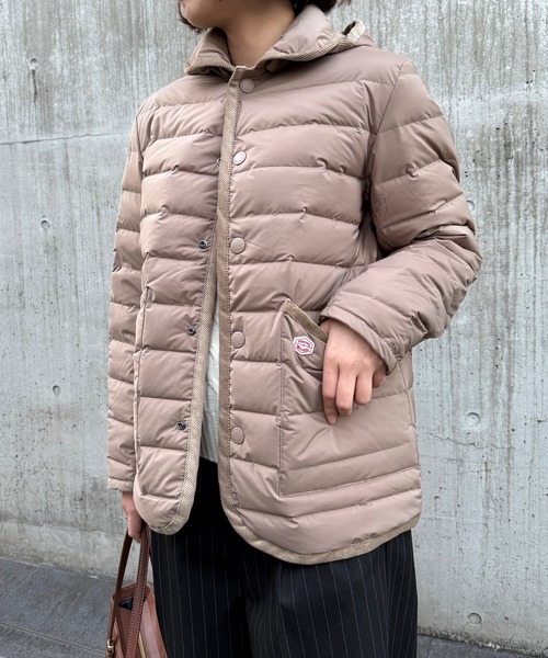 Vincent et Mireille(バンソンエミレイユ)の「【Vincent et Mireille】Stitchless down JKT(ダウンジャケット/コート・レディース・ベージュ/ブラック・34/36)」の11枚目の写真