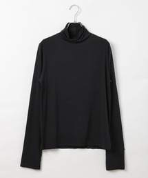 BAYFLOW | [レイヤードスタイルに]ソフトフライスハイネックプルオーバー(Tシャツ/カットソー)