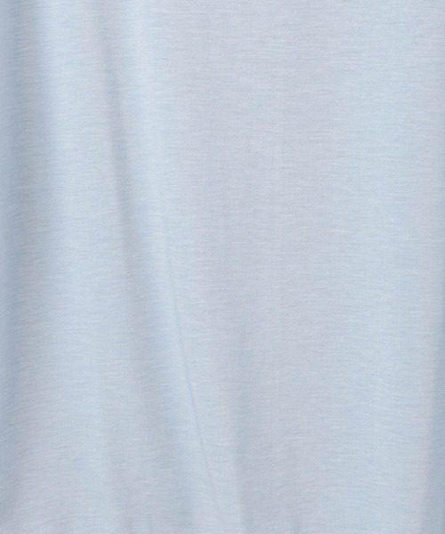 BAYFLOW（ベイフロー）の「[レイヤードスタイルに]ソフトフライスハイネックプルオーバー（Tシャツ/カットソー・レディース・ブラック/オフホワイト/ブルー・FREE）」の15枚目の写真