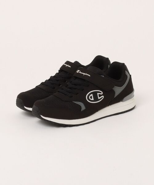 Champion(チャンピオン)の「【Champion】CPNJ306(スニーカー・キッズ・ブラック・22.5cm/23.5cm/23.0cm/24.0cm/21.5cm/22.0cm/16.0cm/17.0cm/18.0cm/19.0cm/20.0cm/21.0cm)」の1枚目の写真