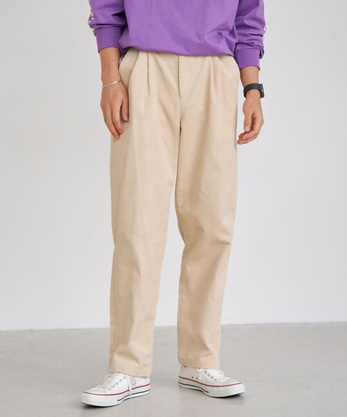 coen（コーエン）の「コーデュロイイージーパンツ（その他パンツ・メンズ・オリーブ/ナチュラル/ダークブラウン・S/M/L/XL）」の4枚目の写真