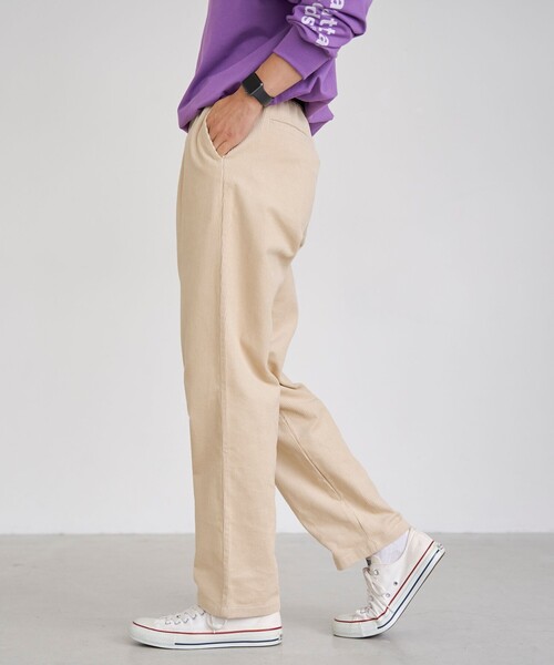 coen（コーエン）の「コーデュロイイージーパンツ（その他パンツ・メンズ・オリーブ/ナチュラル/ダークブラウン・S/M/L/XL）」の6枚目の写真