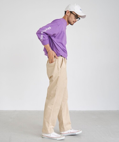 coen（コーエン）の「コーデュロイイージーパンツ（その他パンツ・メンズ・オリーブ/ナチュラル/ダークブラウン・S/M/L/XL）」の11枚目の写真