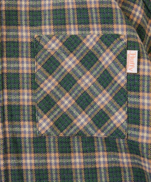 Fluffy BROTHERS(フラッフィーブラザーズ)の「チェック長袖シャツ(大人サイズ)(シャツ/ブラウス・メンズ・グリーン/イエロー・L/M/XL)」の5枚目の写真