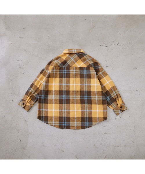 Fluffy BROTHERS(フラッフィーブラザーズ)の「チェック長袖シャツ(大人サイズ)(シャツ/ブラウス・メンズ・グリーン/イエロー・L/M/XL)」の8枚目の写真