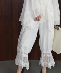 chuclla（チュクラ）の「レースヘムイージーワイドパンツ chw26s002（その他パンツ）」