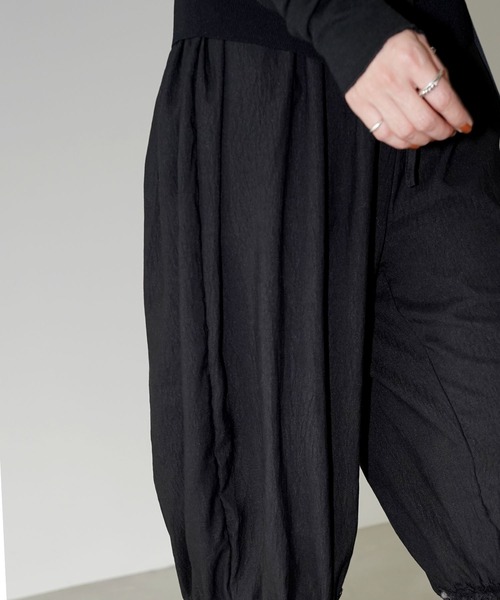 chuclla（チュクラ）の「レースヘムイージーワイドパンツ chw26s002（その他パンツ・レディース・ホワイト/ブラック・FREE）」の16枚目の写真